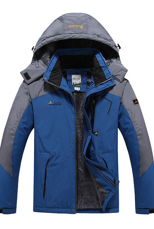 Adrian | Modern Fleece-Lined Hooded Jacket - Valereo