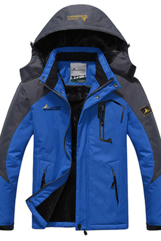 Adrian | Modern Fleece-Lined Hooded Jacket - Valereo
