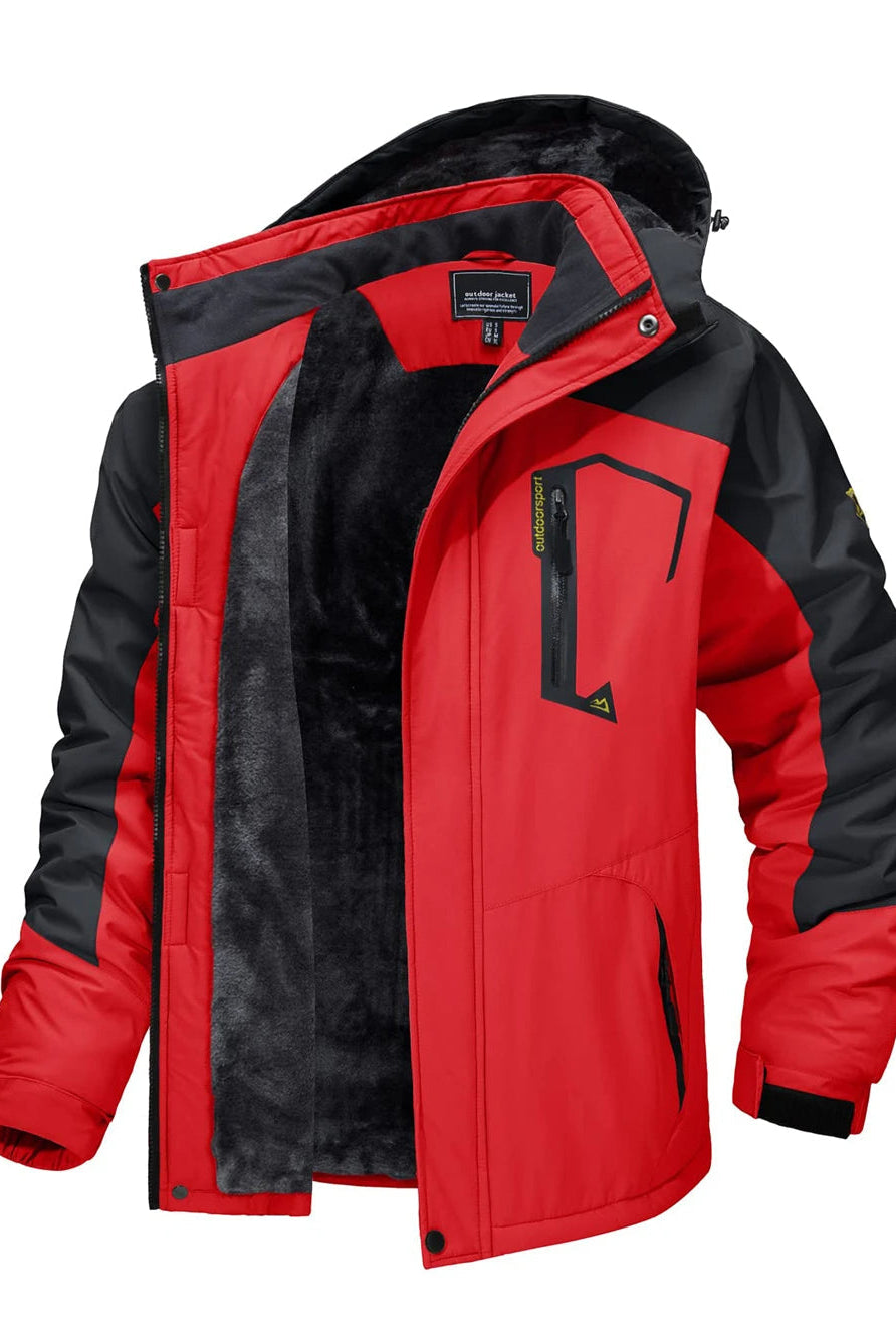 Adrian | Modern Fleece-Lined Hooded Jacket - Valereo