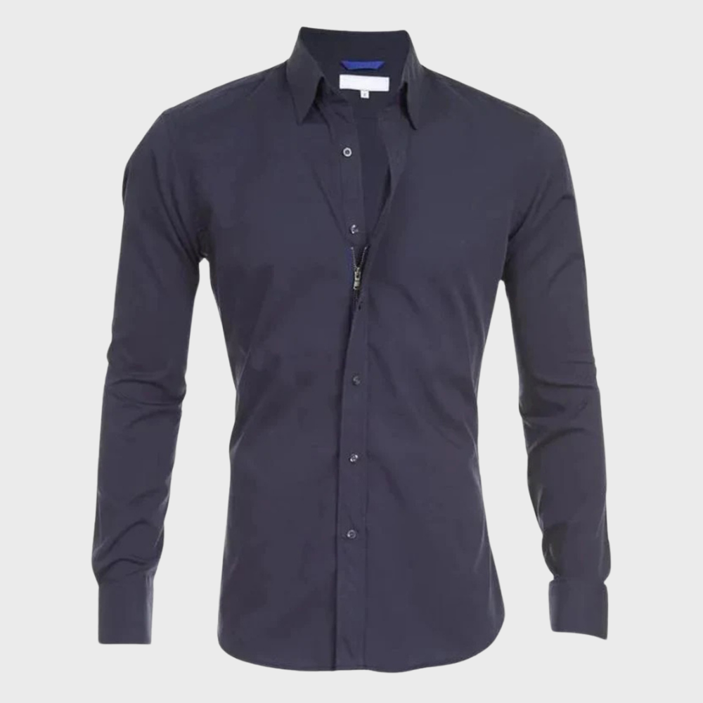 Adrian | Refined Slim-Fit Button-Up Shirt - Valereo