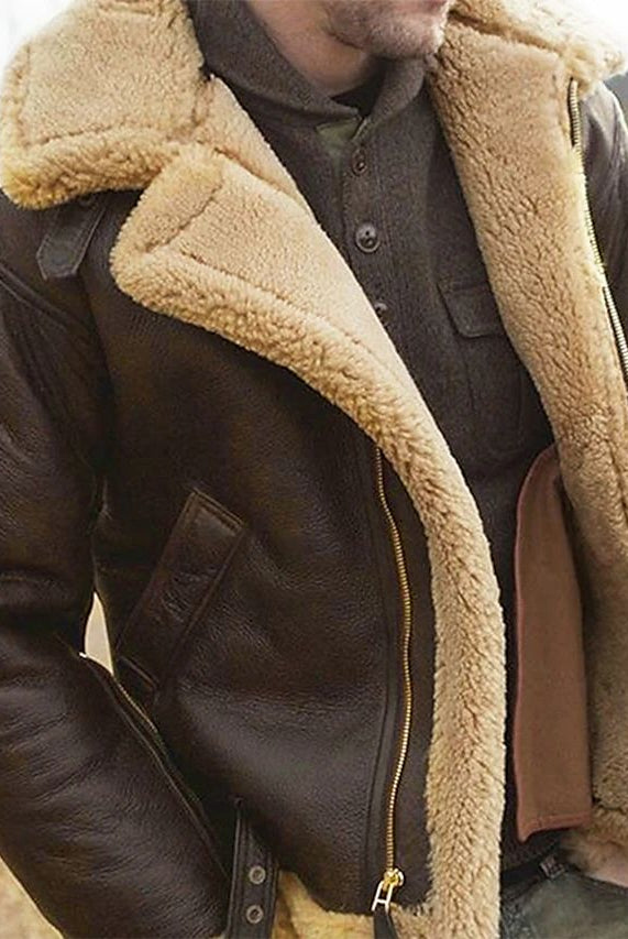 Austin | Premium Shearling Aviator Jacket - Valereo