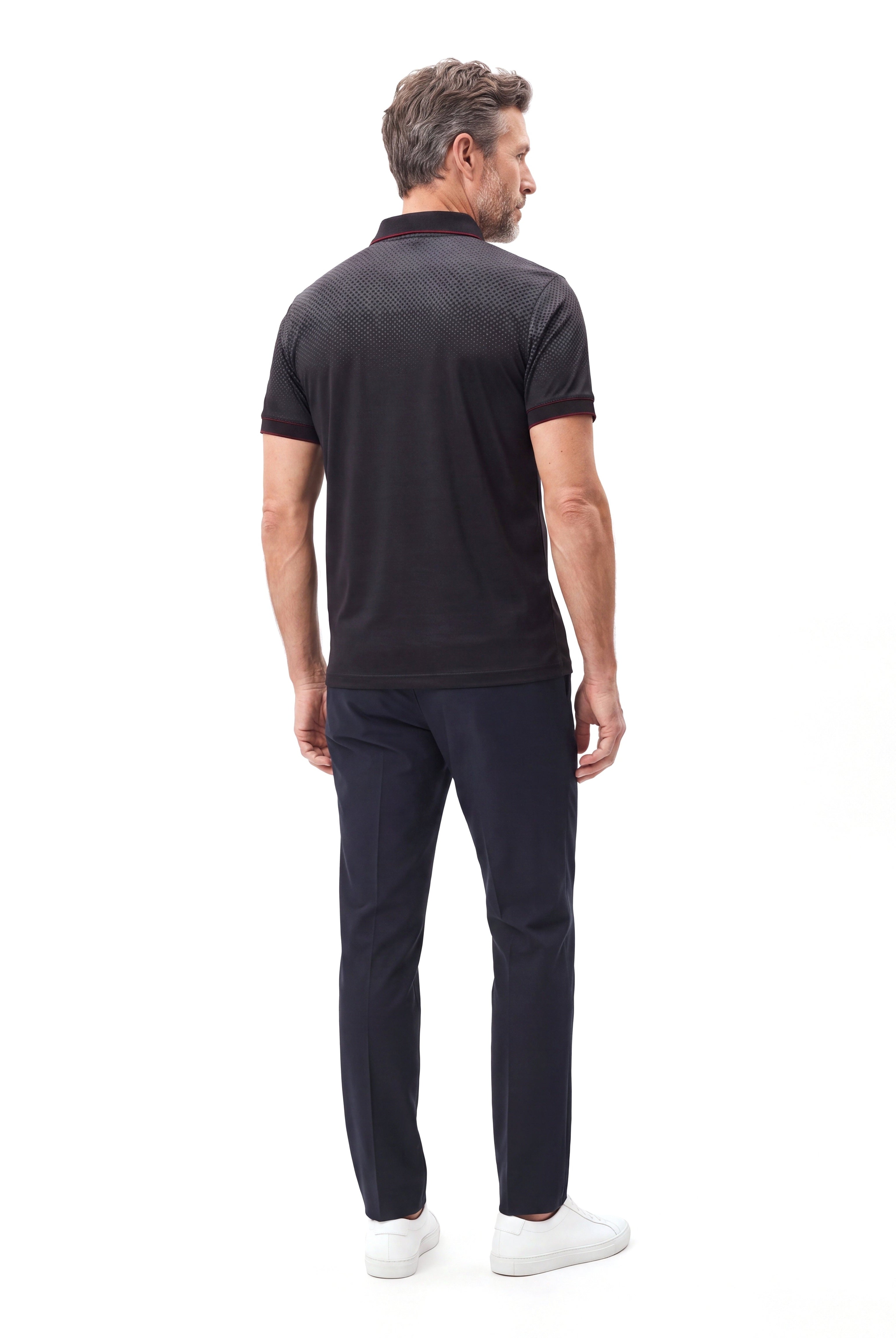 Men's Cotton Polo Shirt with Short Sleeves
