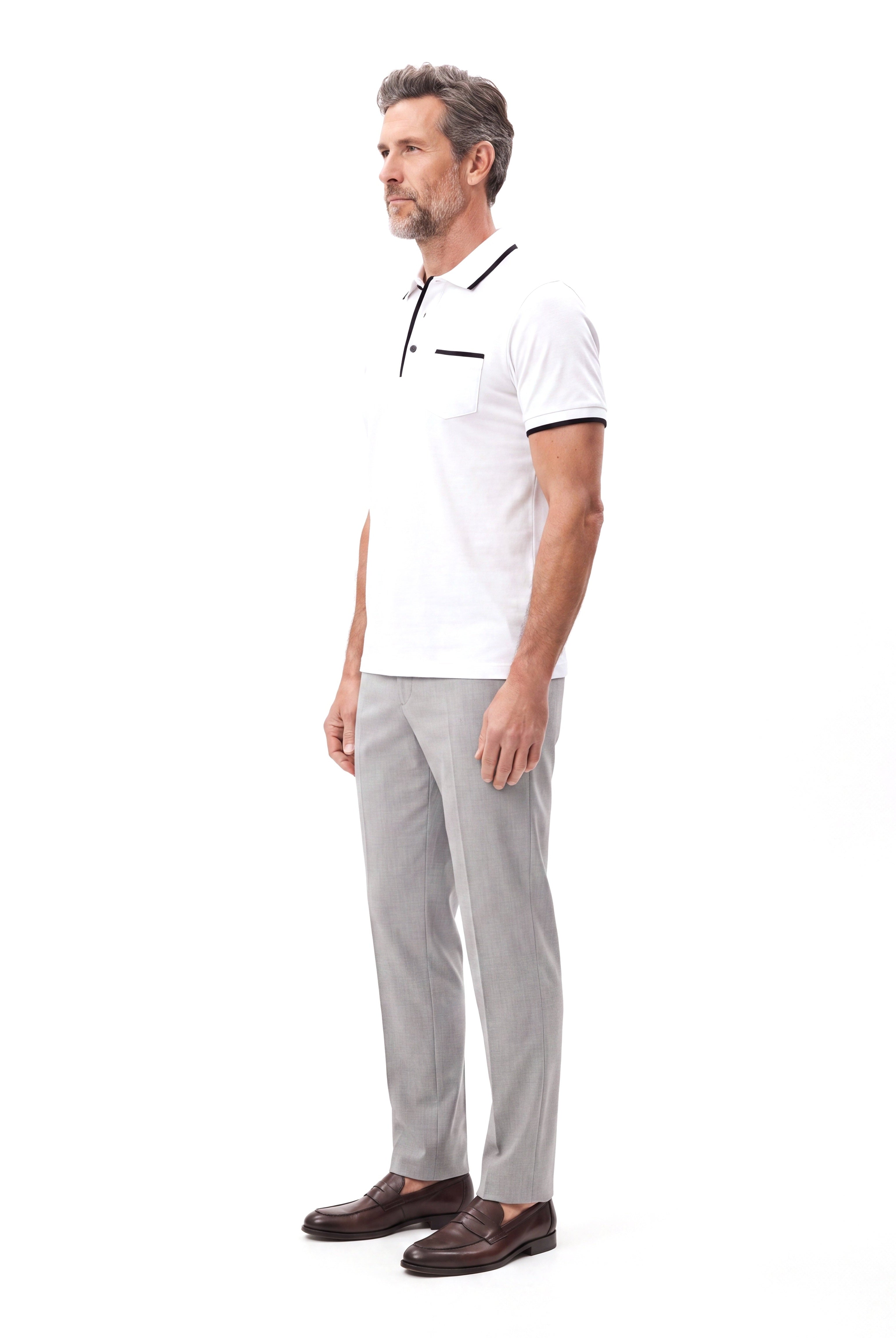 Men's Cotton Polo with Slim Fit