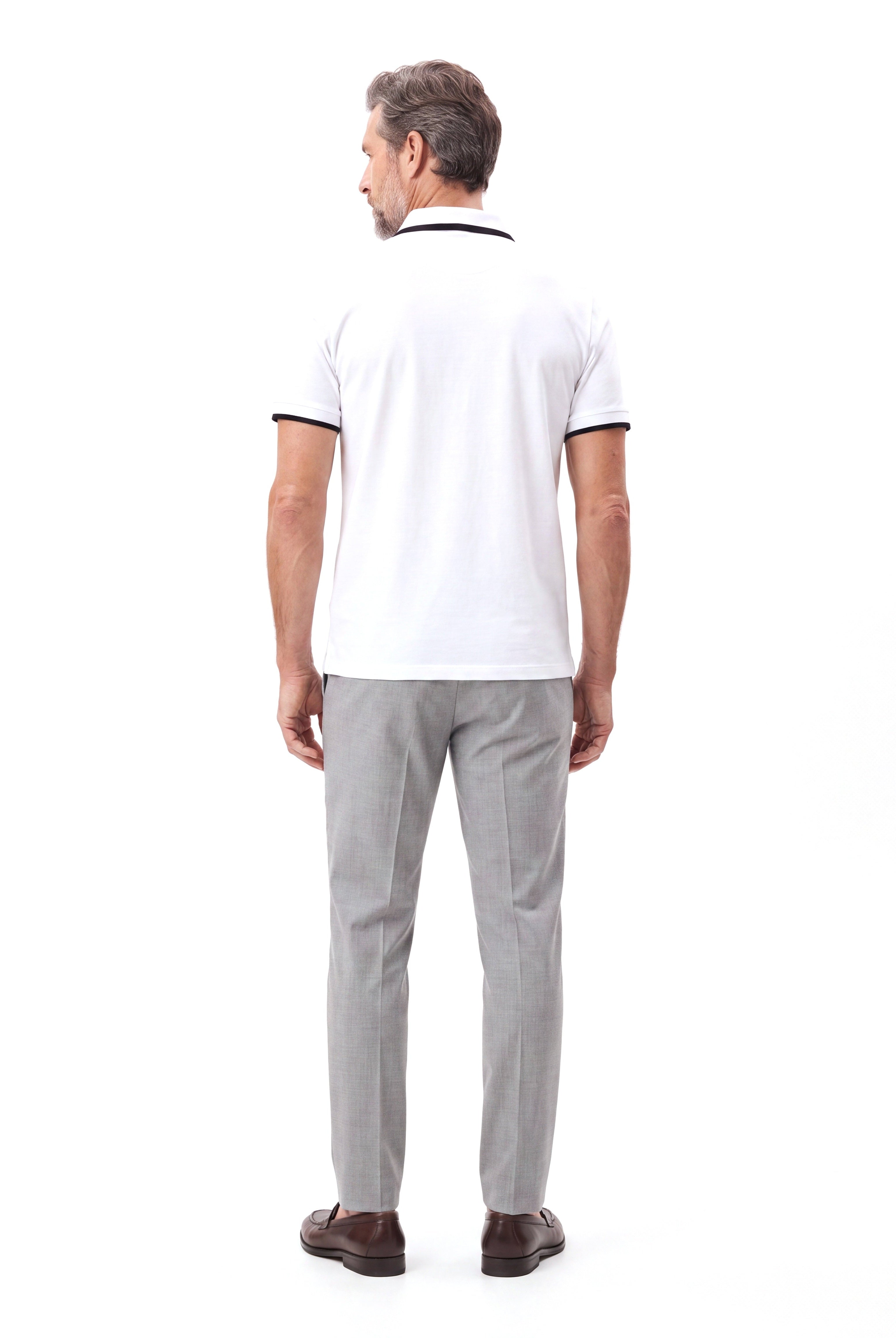 Men's Cotton Polo with Slim Fit