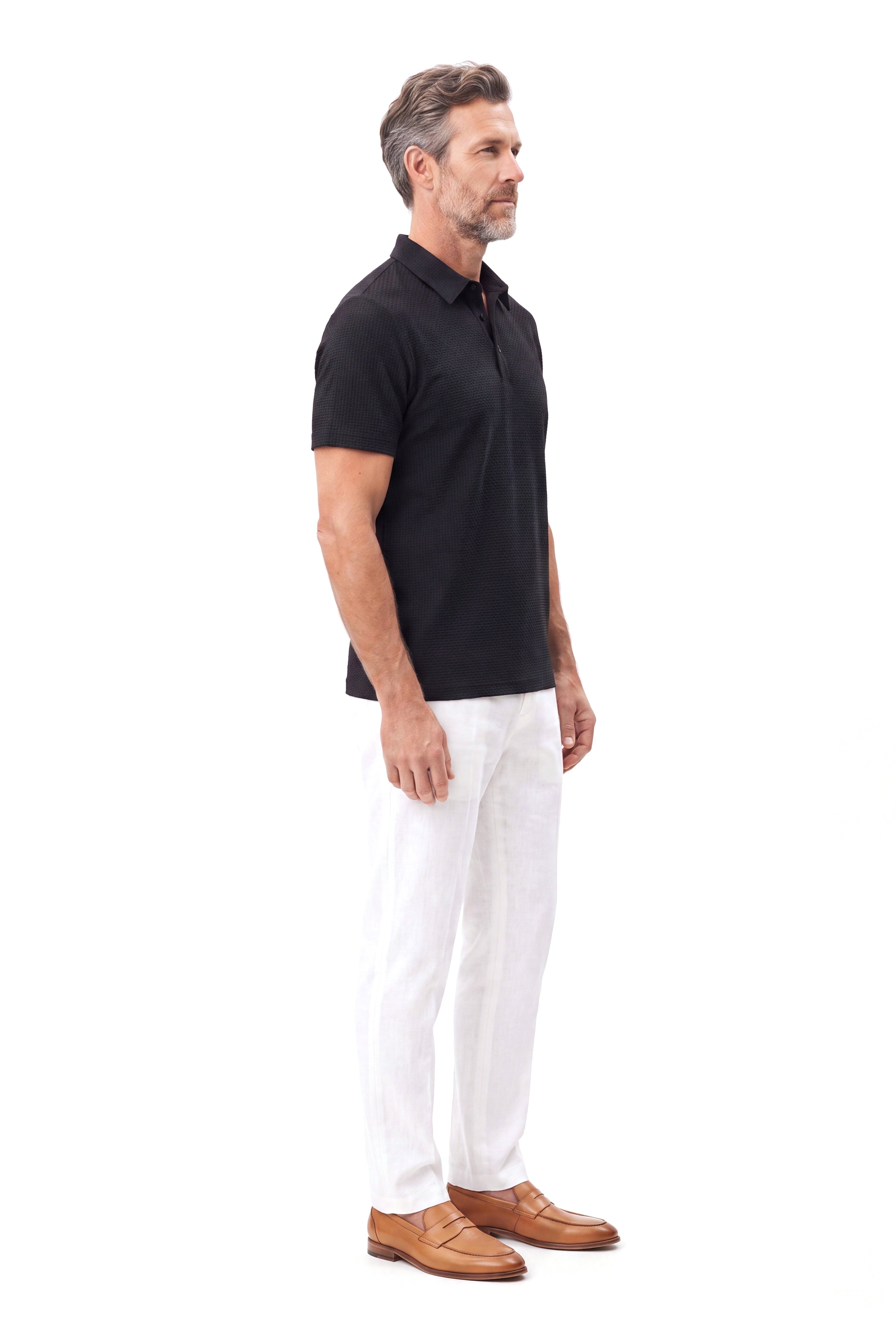 Men's Wrinkle-Free Polo with Stretch Comfort