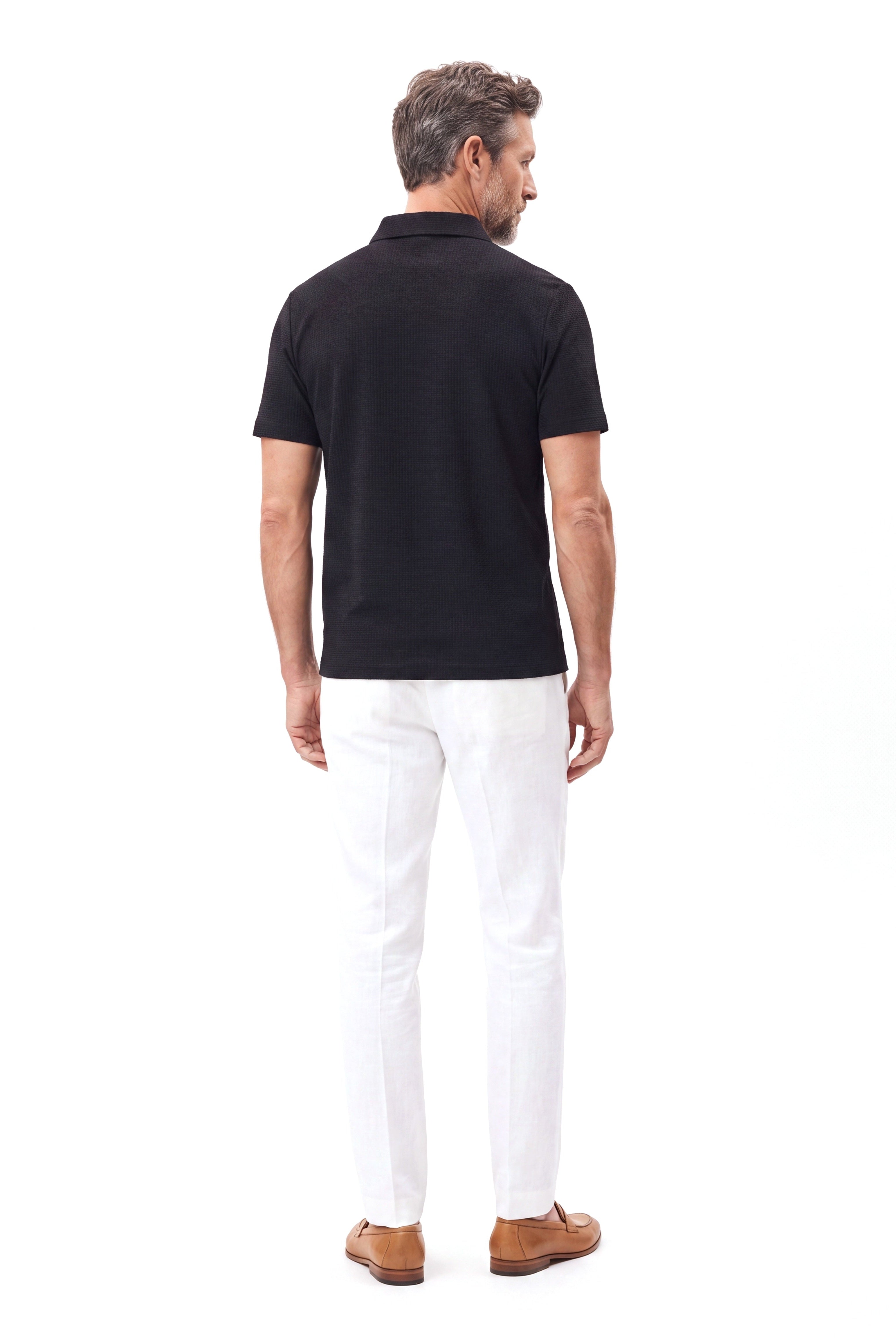 Men's Wrinkle-Free Polo with Stretch Comfort