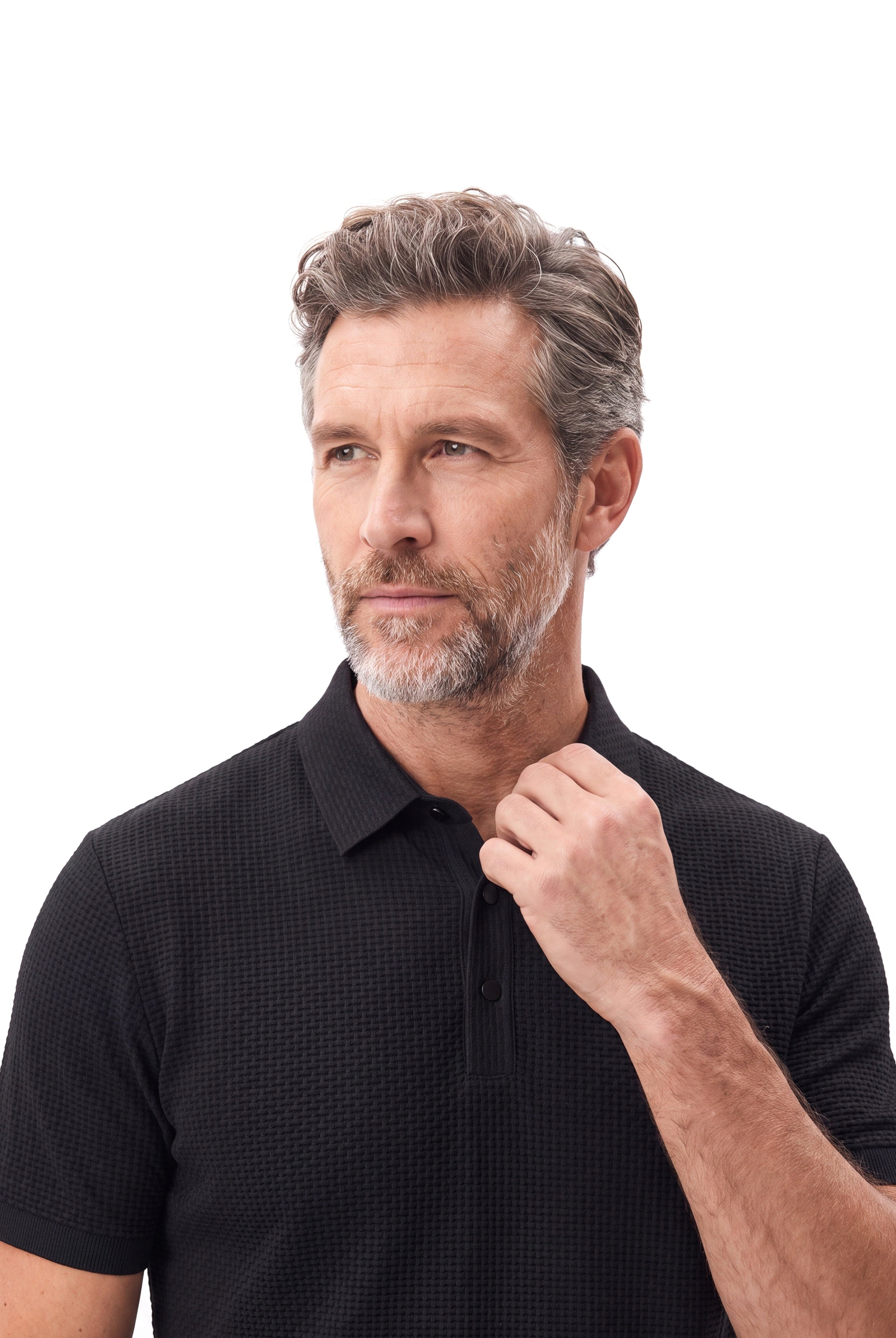 Men's Wrinkle-Free Polo with Stretch Comfort