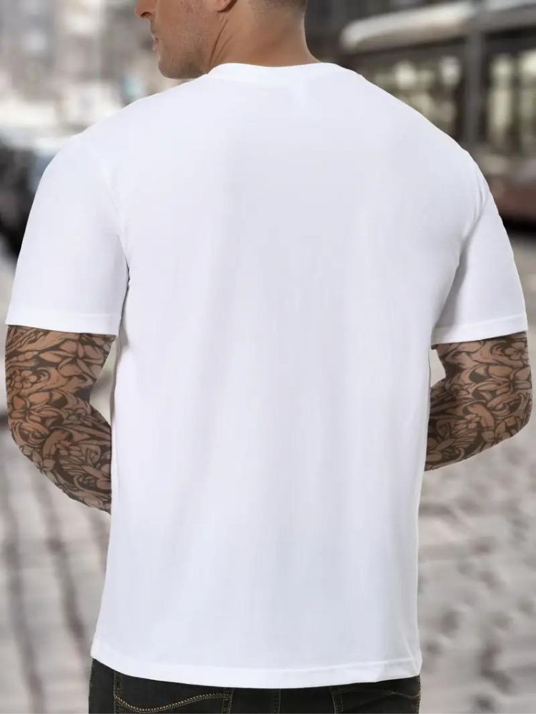 Caleb | Classic Cotton Crewneck Tee - Valereo