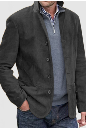 Caleb | Refined Suede Blazer Jacket - Valereo
