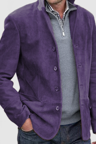 Caleb | Refined Suede Blazer Jacket - Valereo