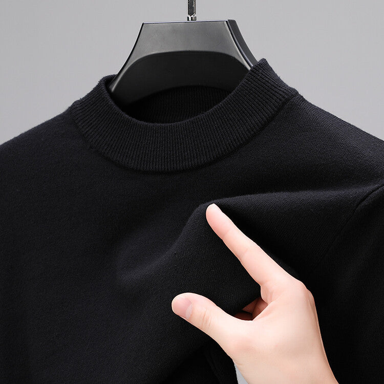 Cole | Cozy Mock Neck Sweater - Valereo
