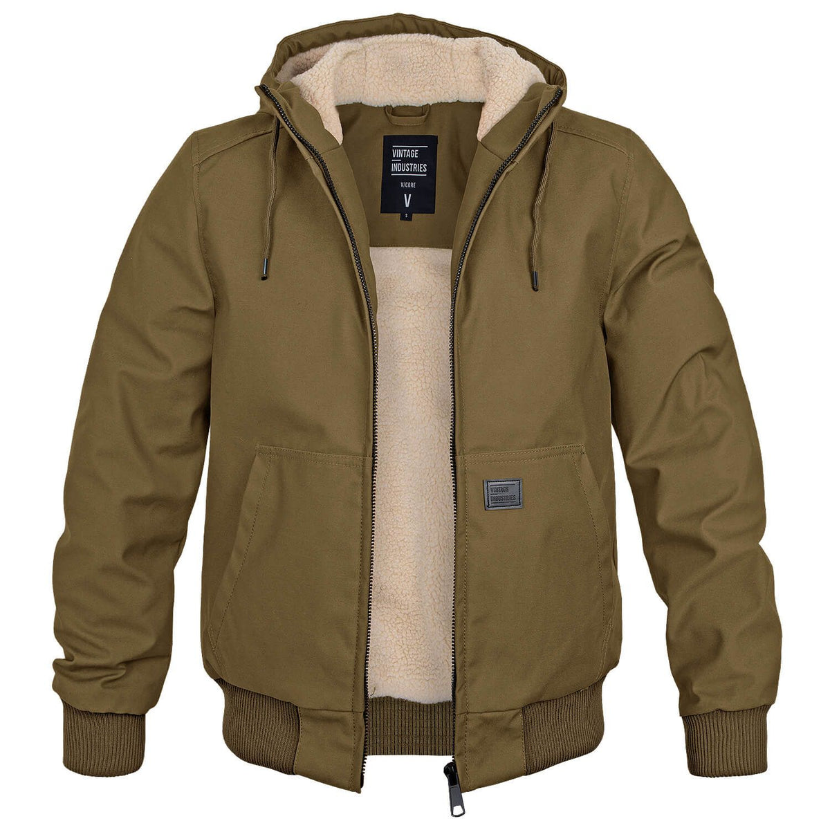 Cole | Cozy Sherpa Hooded Jacket - Valereo