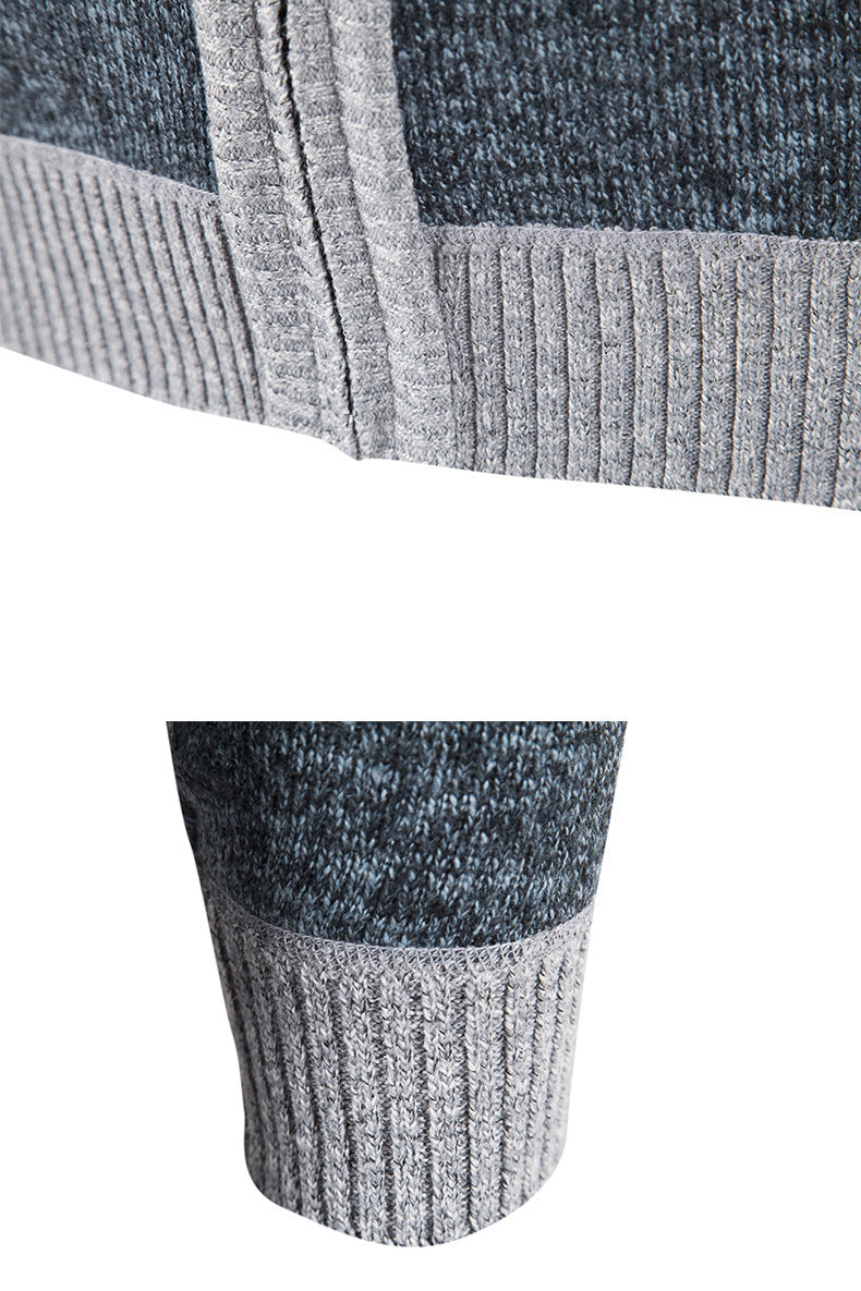 Daniel | Cozy Fleece-Lined Knit Cardigan - Valereo