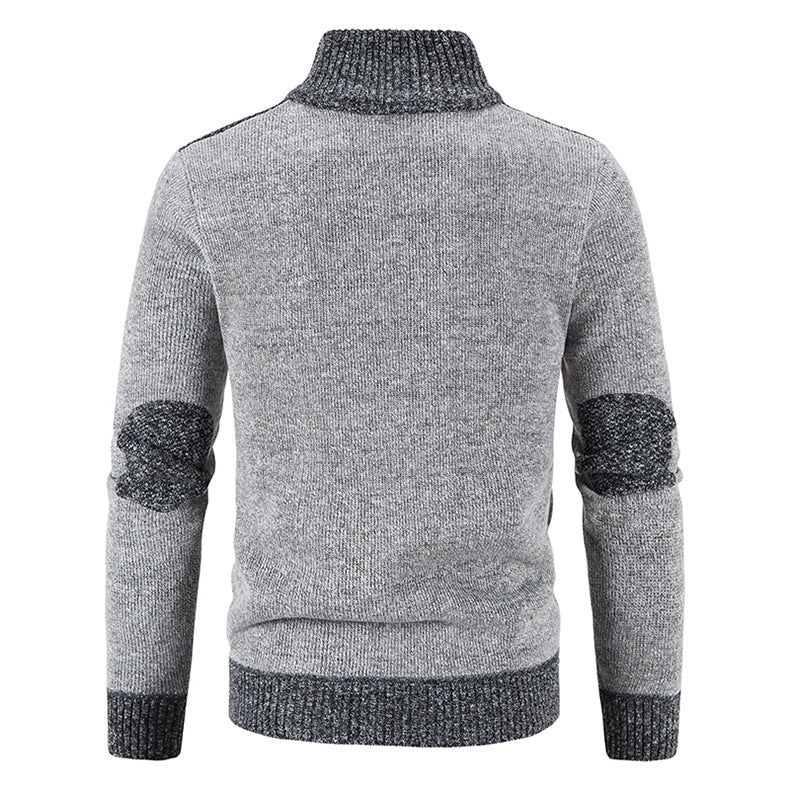 Daniel | Cozy Fleece-Lined Knit Cardigan - Valereo