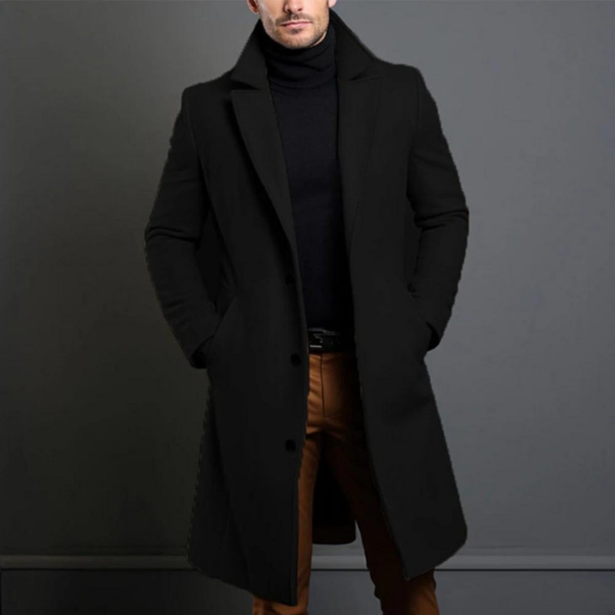 Daniel | Refined Wool Trench Coat - Valereo