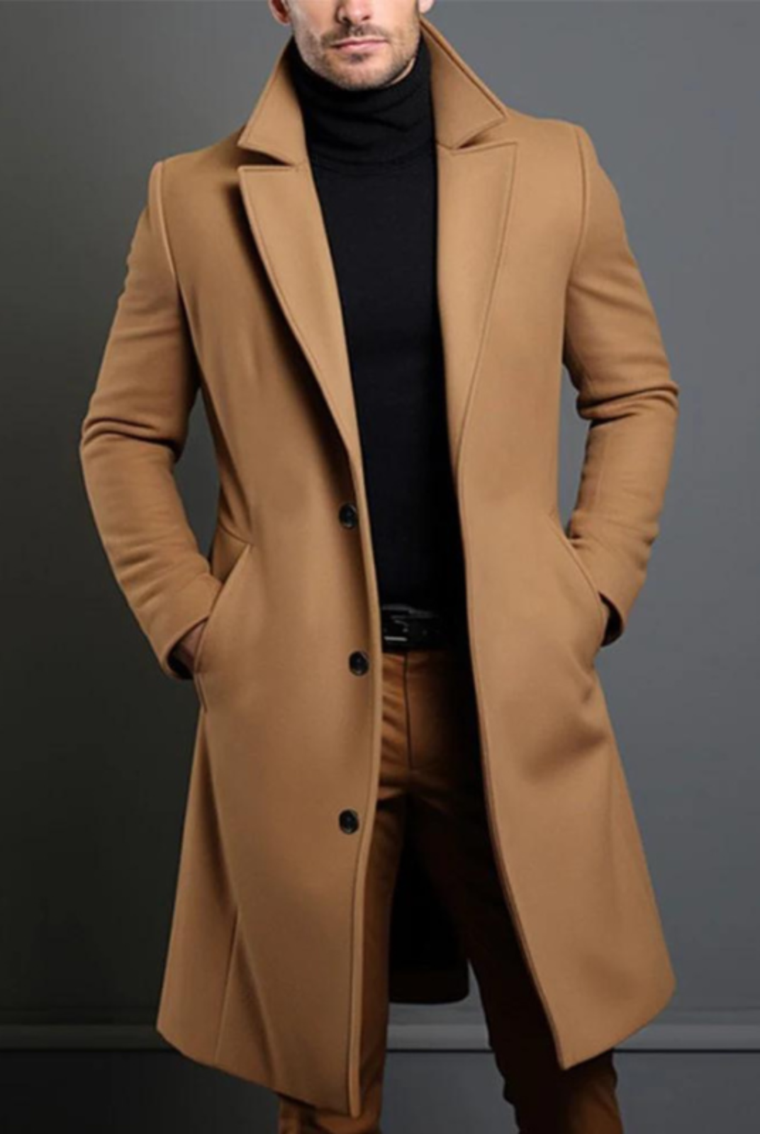 Daniel | Refined Wool Trench Coat - Valereo