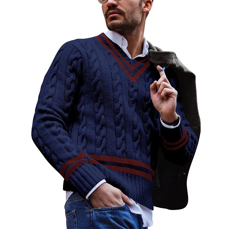 Daniel | Timeless Cable Knit Cricket Sweater - Valereo