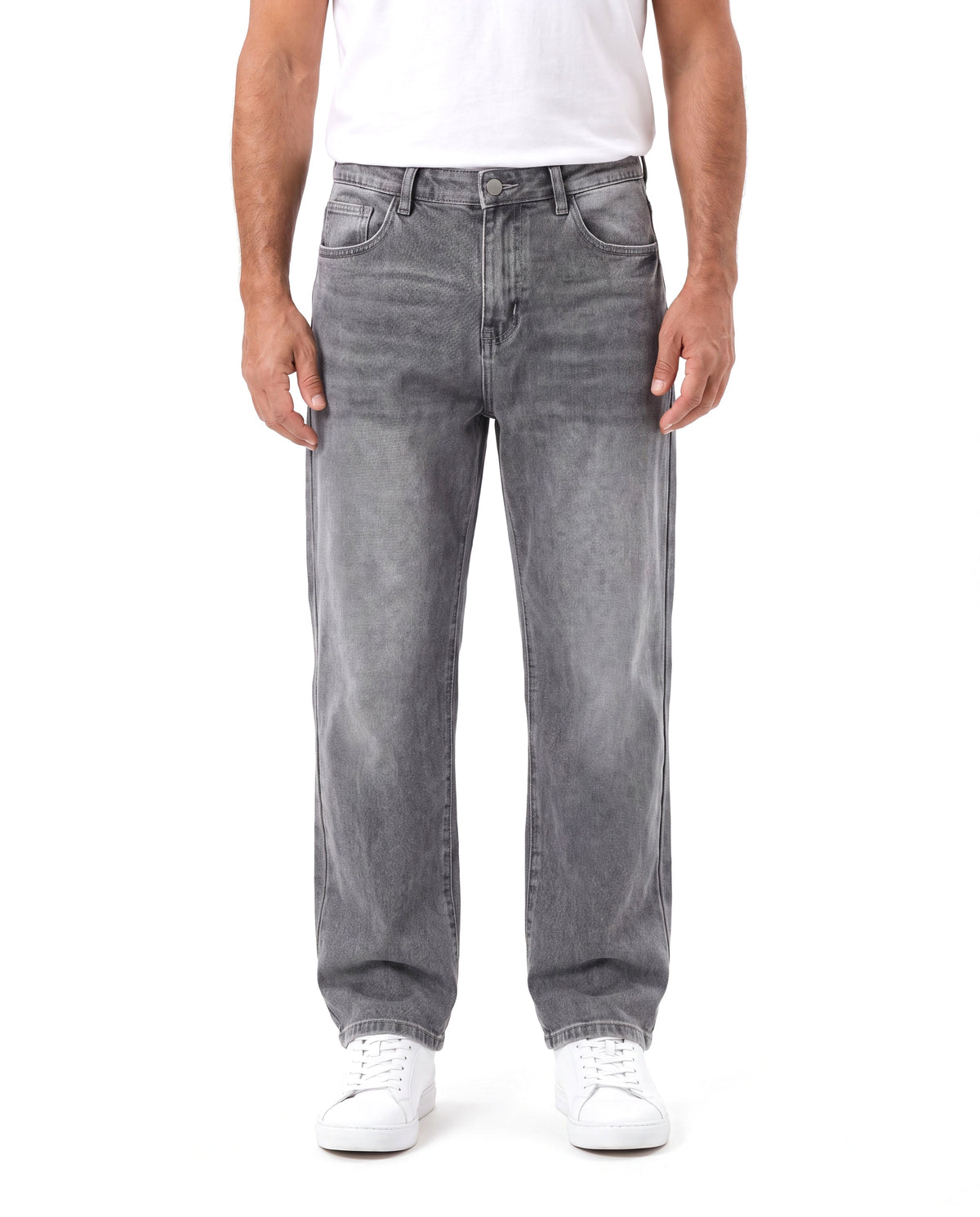 Ethan | Casual Faded Denim Jeans - Valereo