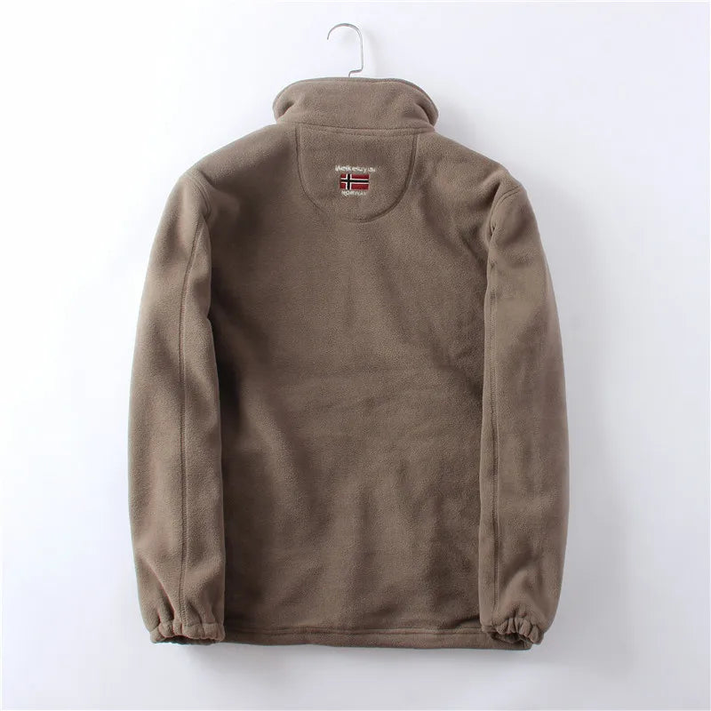 Henry | Cozy Fleece Stand-Collar Jacket - Valereo