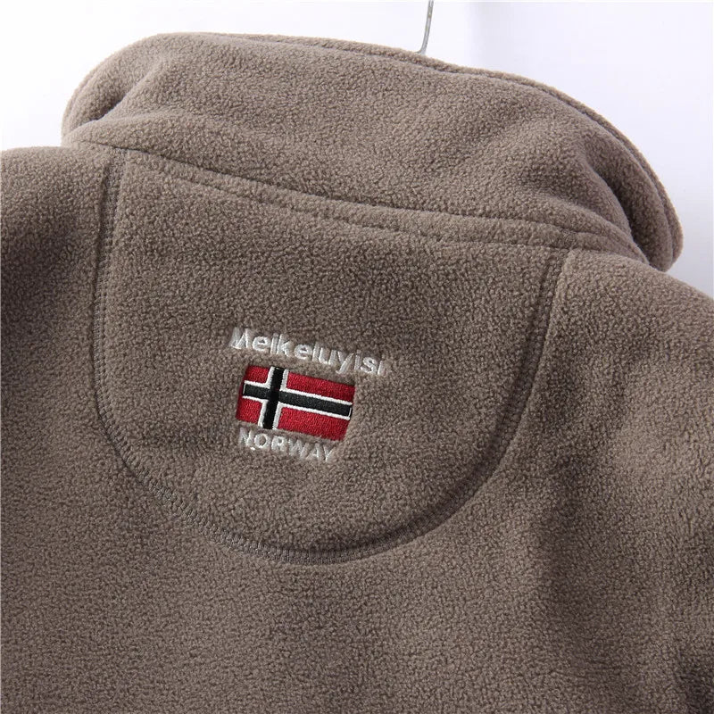 Henry | Cozy Fleece Stand-Collar Jacket - Valereo