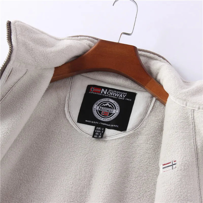 Henry | Cozy Fleece Stand-Collar Jacket - Valereo