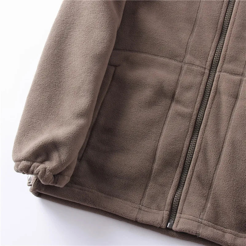 Henry | Cozy Fleece Stand-Collar Jacket - Valereo