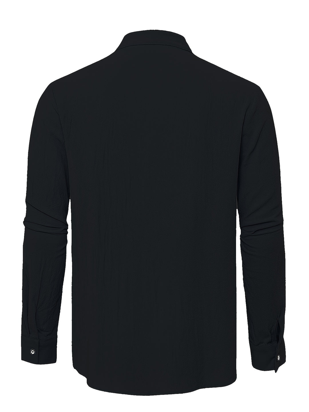 James | Relaxed Band Collar Cotton Shirt - Valereo