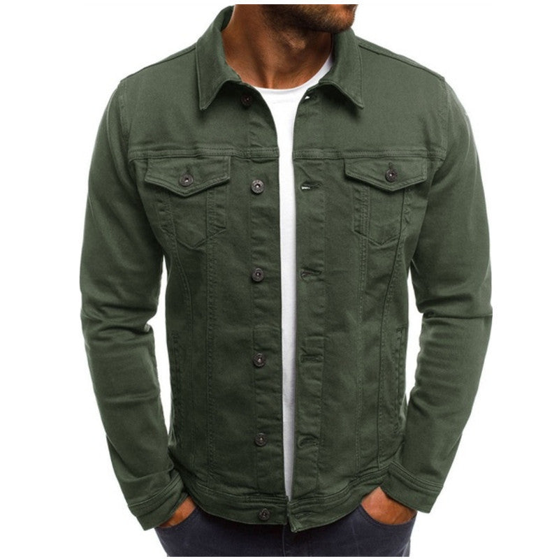 Jermaine | Casual Denim Trucker Jacket - Valereo