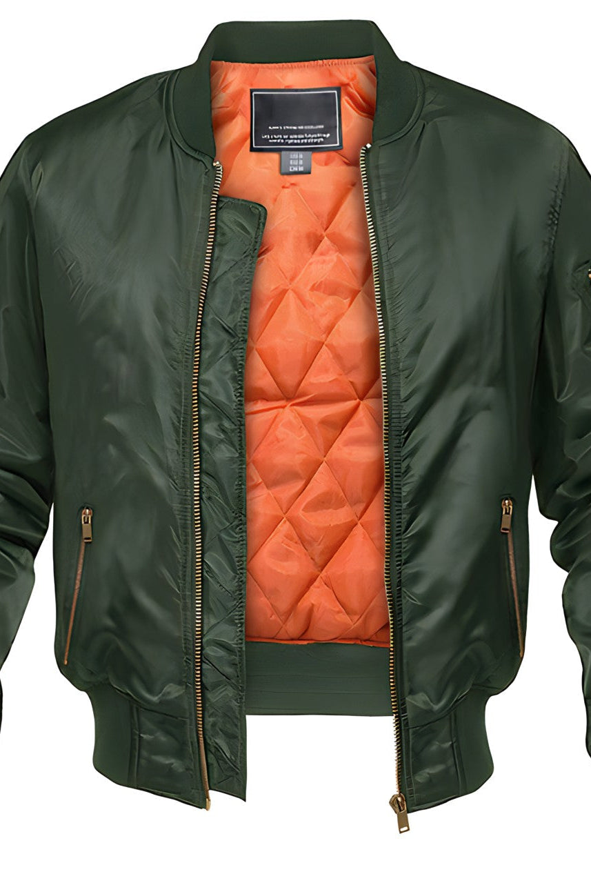 Julian | Classic Quilted Bomber Jacket - Valereo