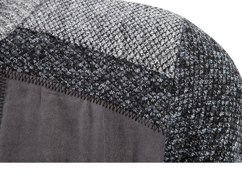 Lucas | Modern Fleece-Lined Knit Cardigan - Valereo