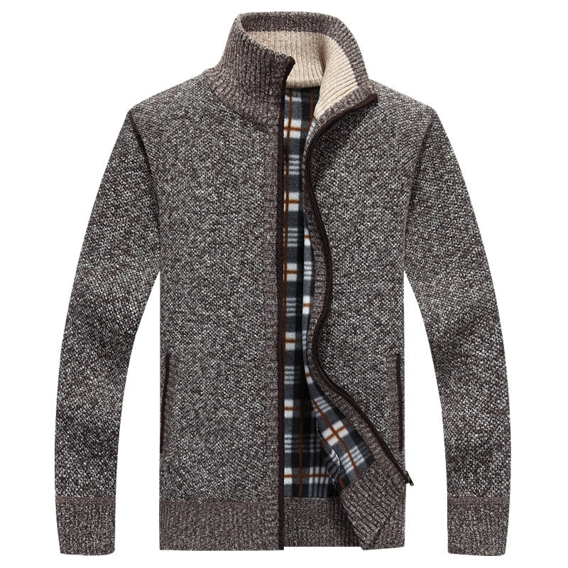Mason | Cozy Cable-Knit Zip Cardigan - Valereo