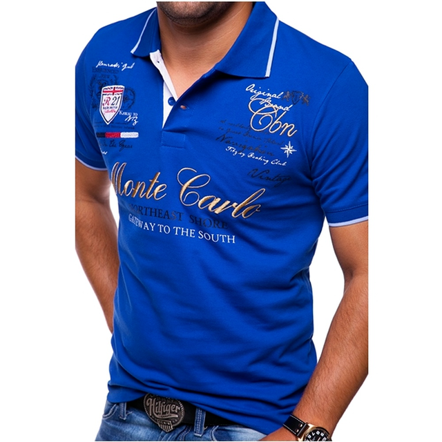 Matthew | Casual Embroidered Cotton Polo Shirt - Valereo