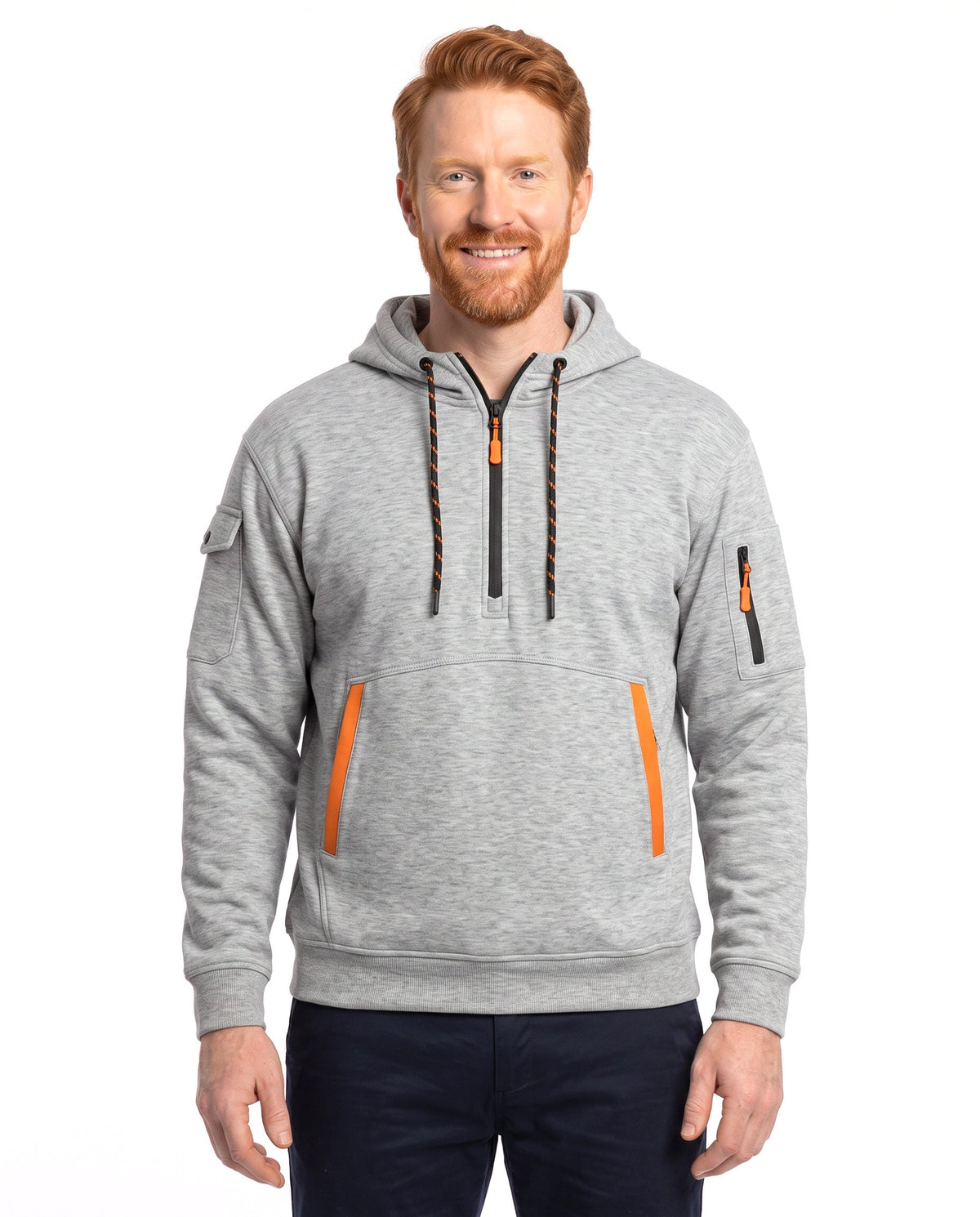 Michael | Modern Quarter-Zip Hoodie - Valereo