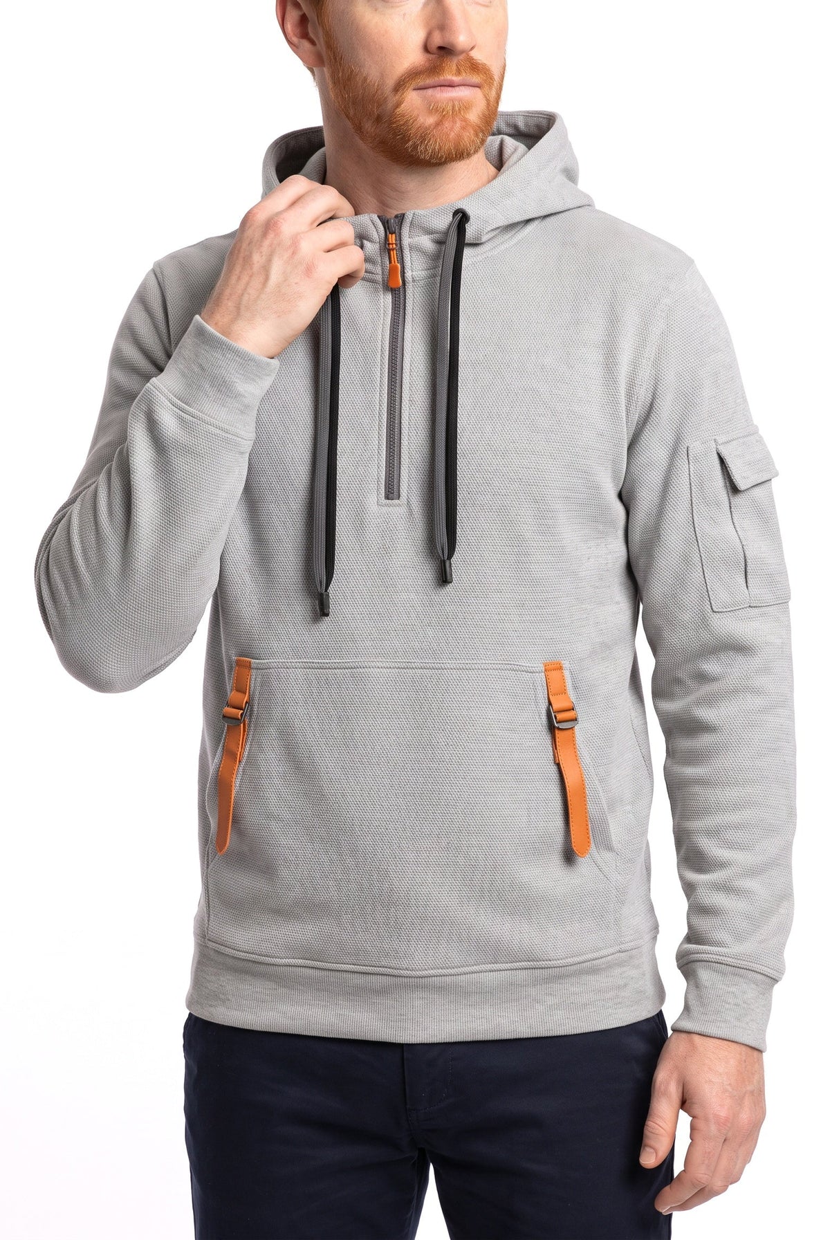 Michael | Modern Quarter-Zip Hoodie - Valereo