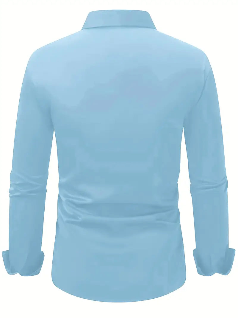 Nathan | Refined Slim-Fit Dress Shirt - Valereo