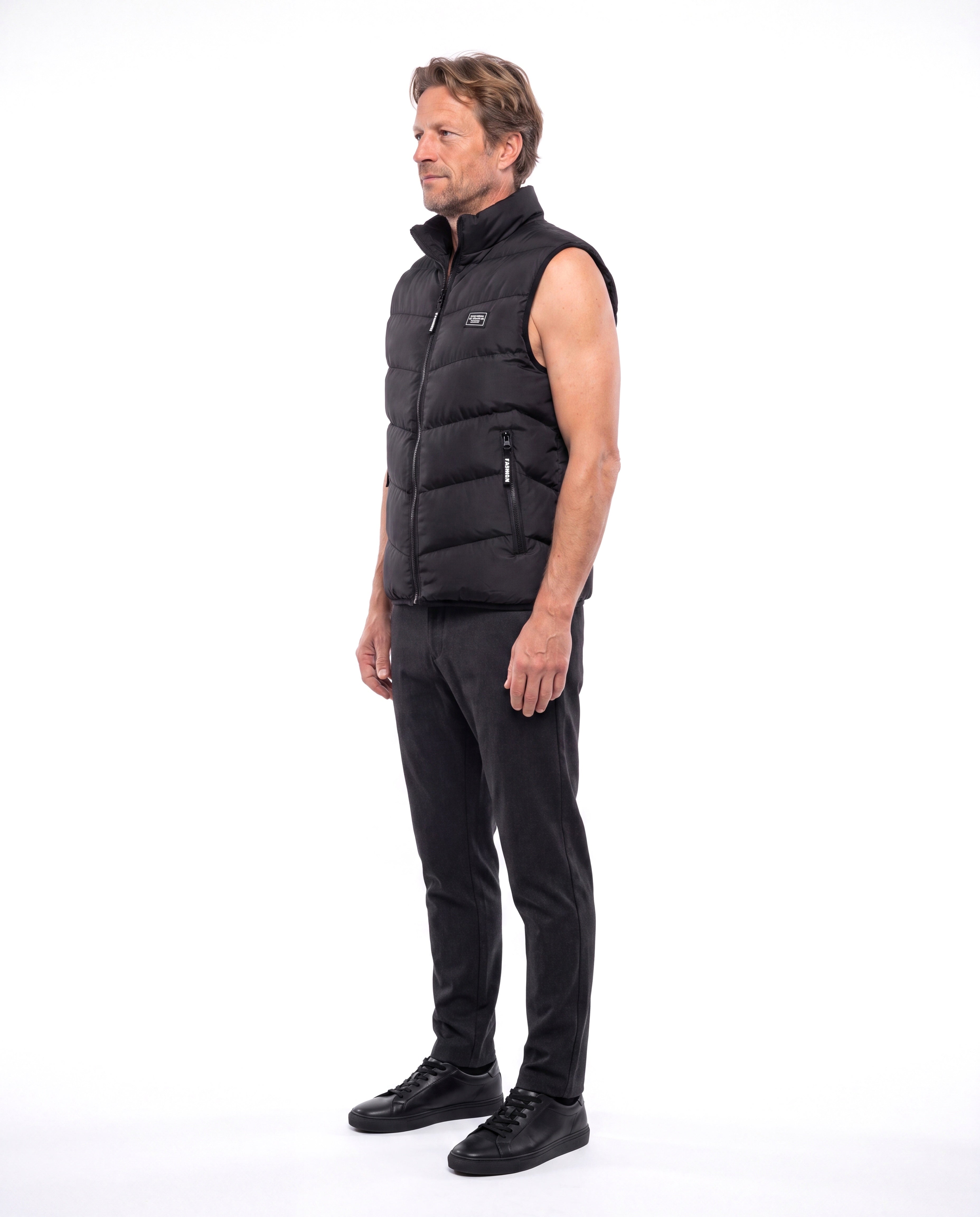 Men's Quilted Vest with Down Filling