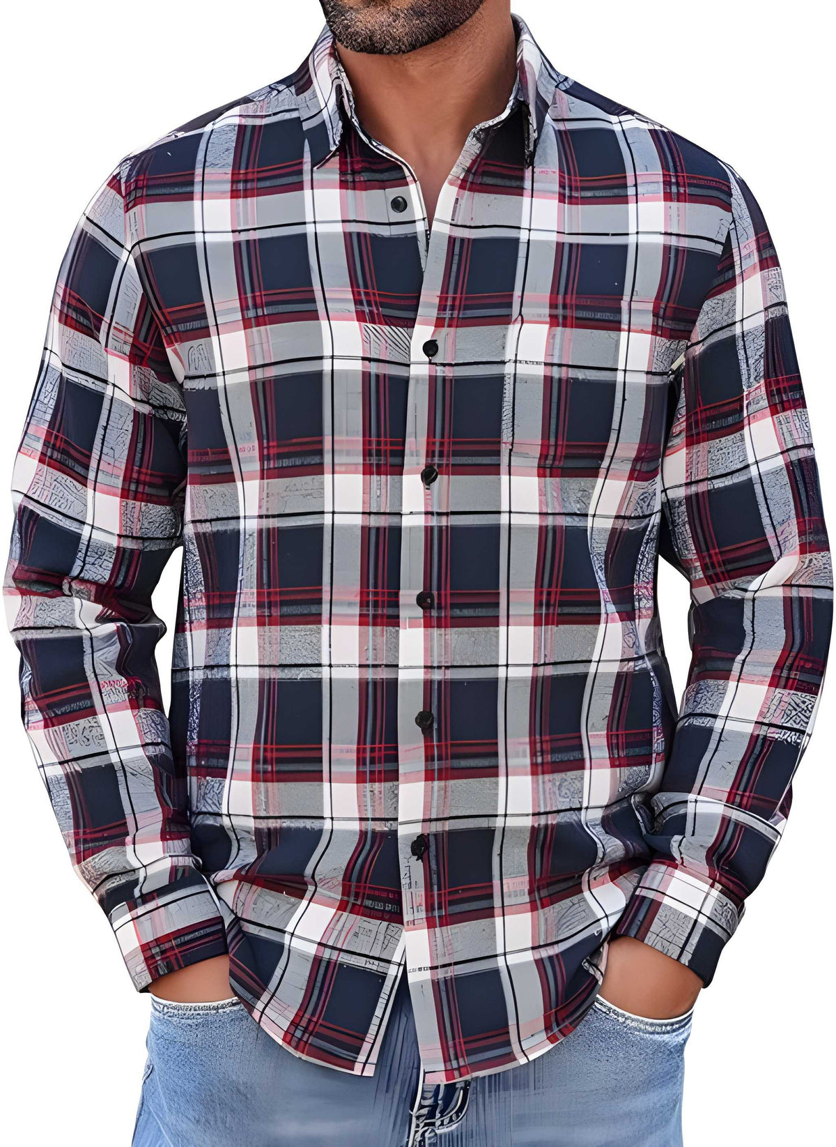 Oliver | Stylish Plaid Flannel Shirt - Valereo