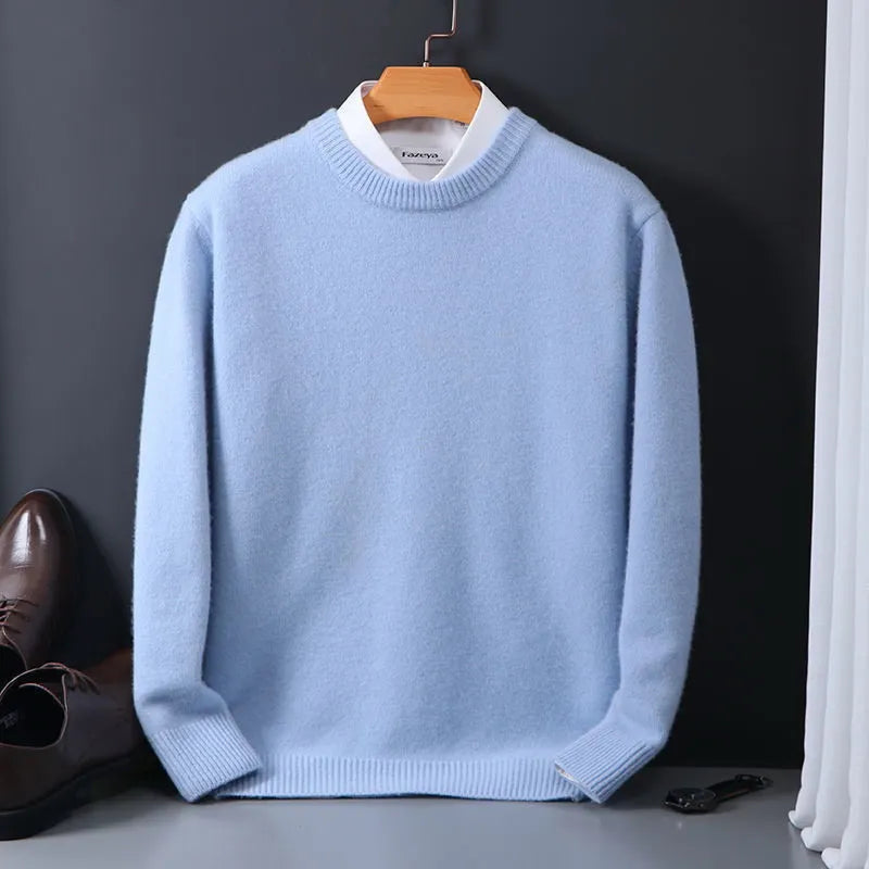 Ryan | Elegant Mock Neck Knit Sweater - Valereo