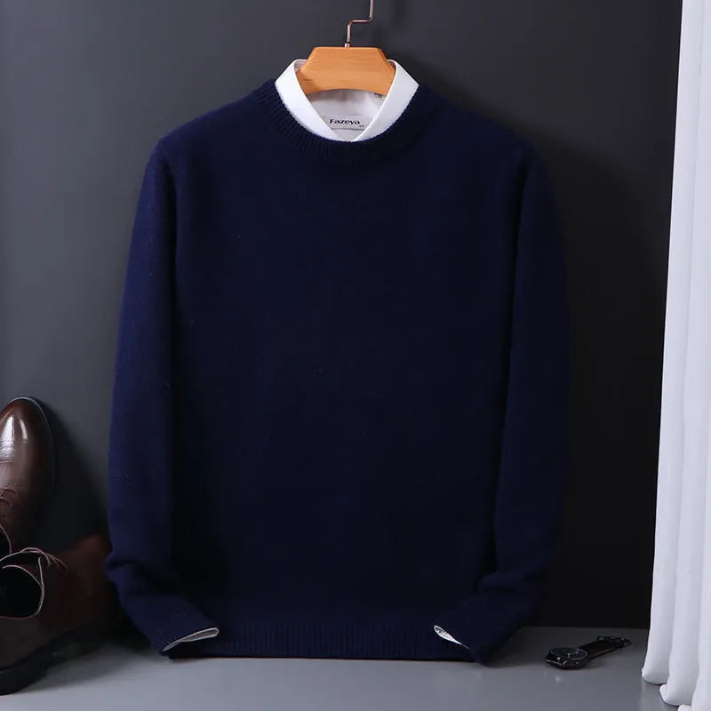 Ryan | Elegant Mock Neck Knit Sweater - Valereo