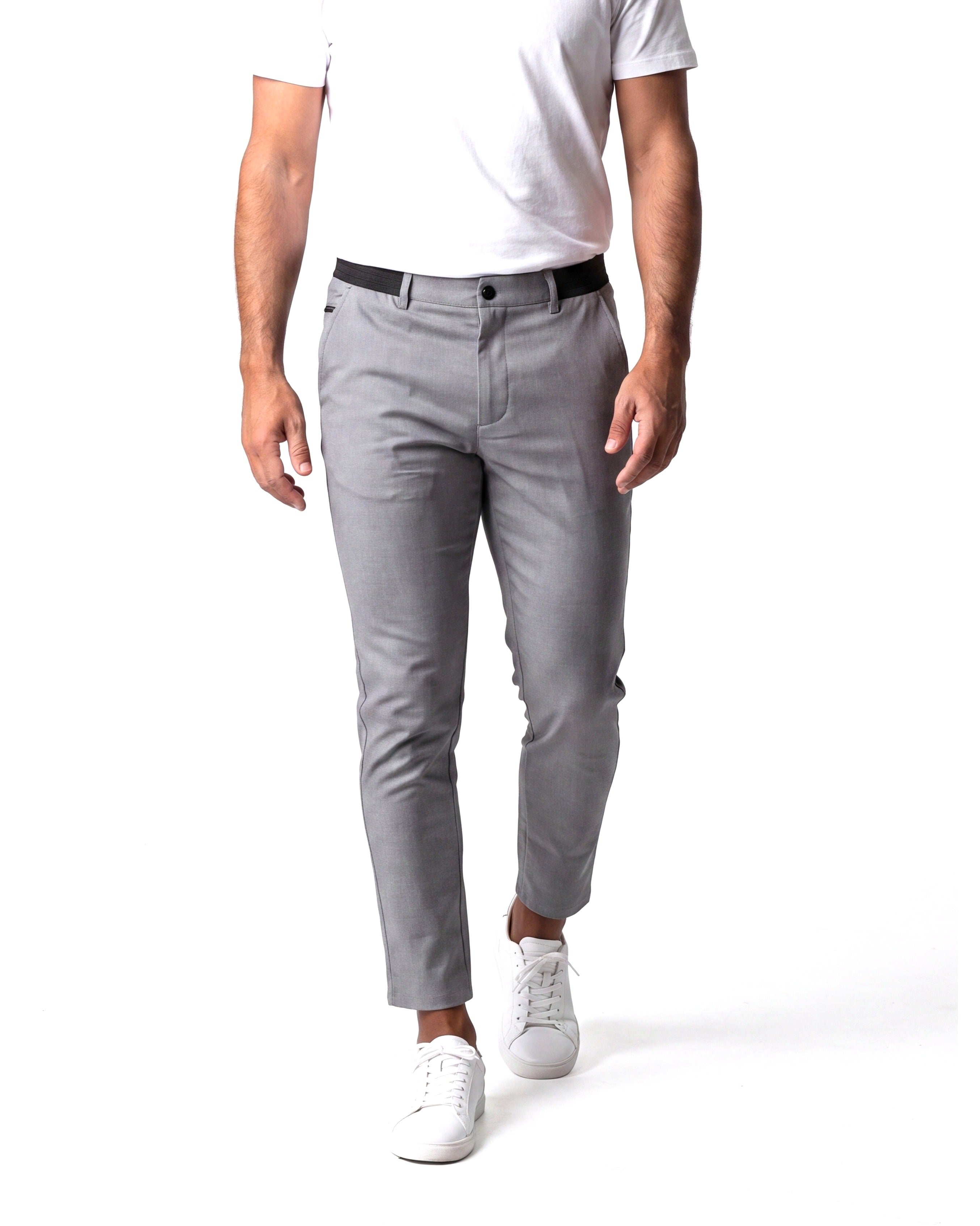 Men's Cotton Trousers with Slant Pockets