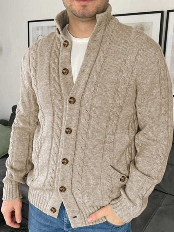 Simon | Timeless Cable Knit Cardigan - Valereo