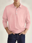 Men's Long Sleeve Polo Shirt Tailored Fit