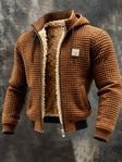William | Casual Waffle Sherpa Jacket