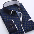 Men's Button-Down Shirt Contrast Trim
