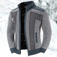 Men's Knit Zip Cardigan Fleece Lined