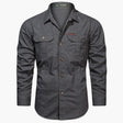 Men's Cargo Shirt Chest Pockets
