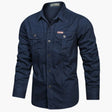 Men's Cargo Shirt Chest Pockets