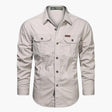 Men's Cargo Shirt Chest Pockets