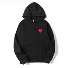Men's Cotton Hoodie with Ribbed Cuffs