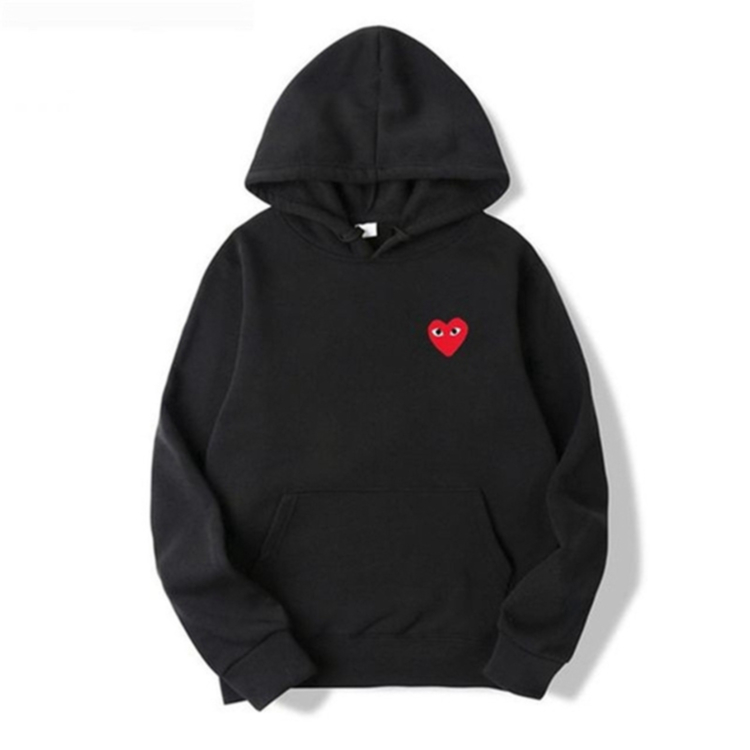 Men's Cotton Hoodie with Ribbed Cuffs